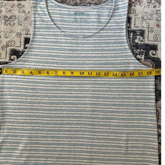 Organic Cotton Interlock Striped Tank by Haven Well Within‎ M - Picture 3 of 3